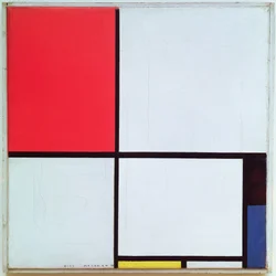 Komposition mit Rot, Schwarz, Blau und Gelb, 1928
